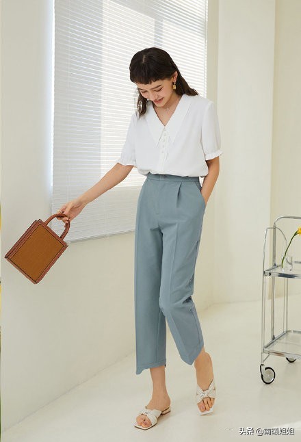三十多岁穿搭女夏季搭配高级感,38左右小个子夏天百搭衬衫穿搭