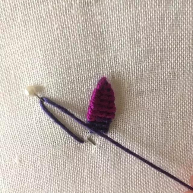 刺绣教程4种简单的小花图案,精美的立体花朵刺绣教程