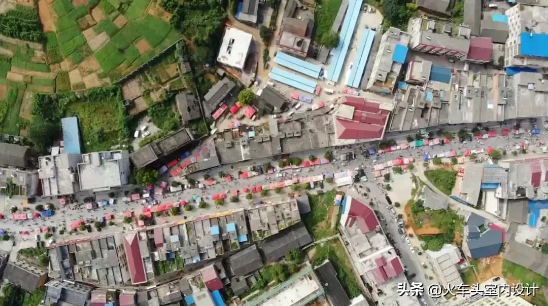 乡村布场设计,集镇改造设计效果图