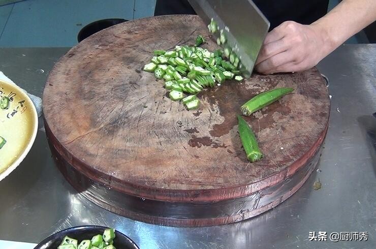 秋葵炒鸡蛋最正宗的做法,这才是秋葵炒鸡蛋最正确的做法