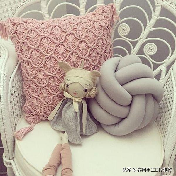 手工纯白棉绳编绳挂件,手工编绳合集名称