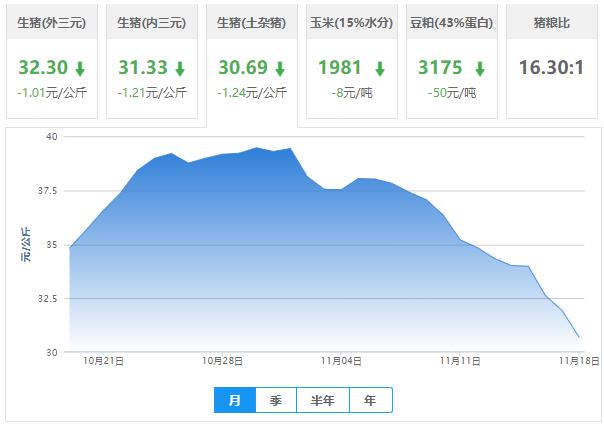 今日猪价4月8日全国猪价行情预测,猪价行情预测2018年11月5日猪价