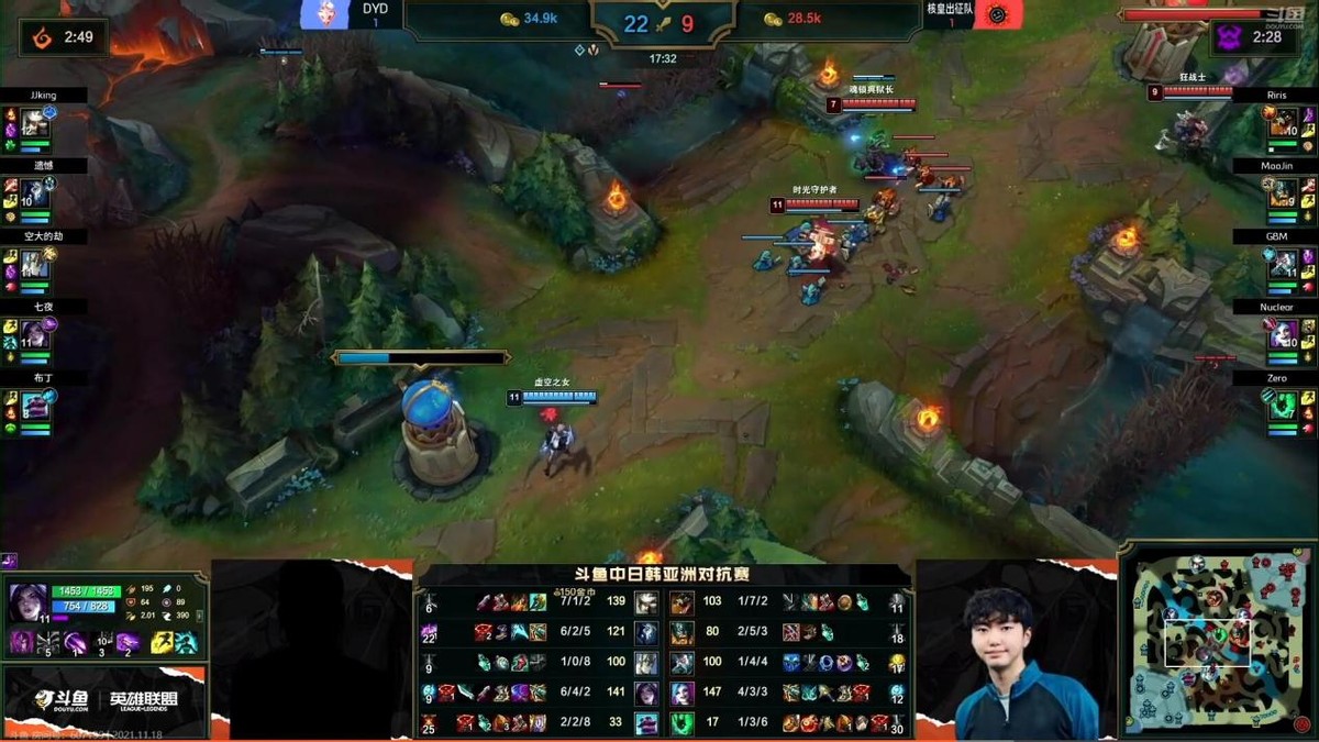 lol中韩王者对抗,jjking剑姬打theshy鳄鱼