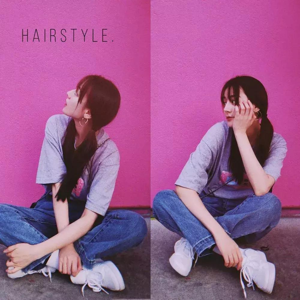 有刘海30-40岁懒人减龄扎发显脸小,除了齐刘海长脸型还适合什么刘海