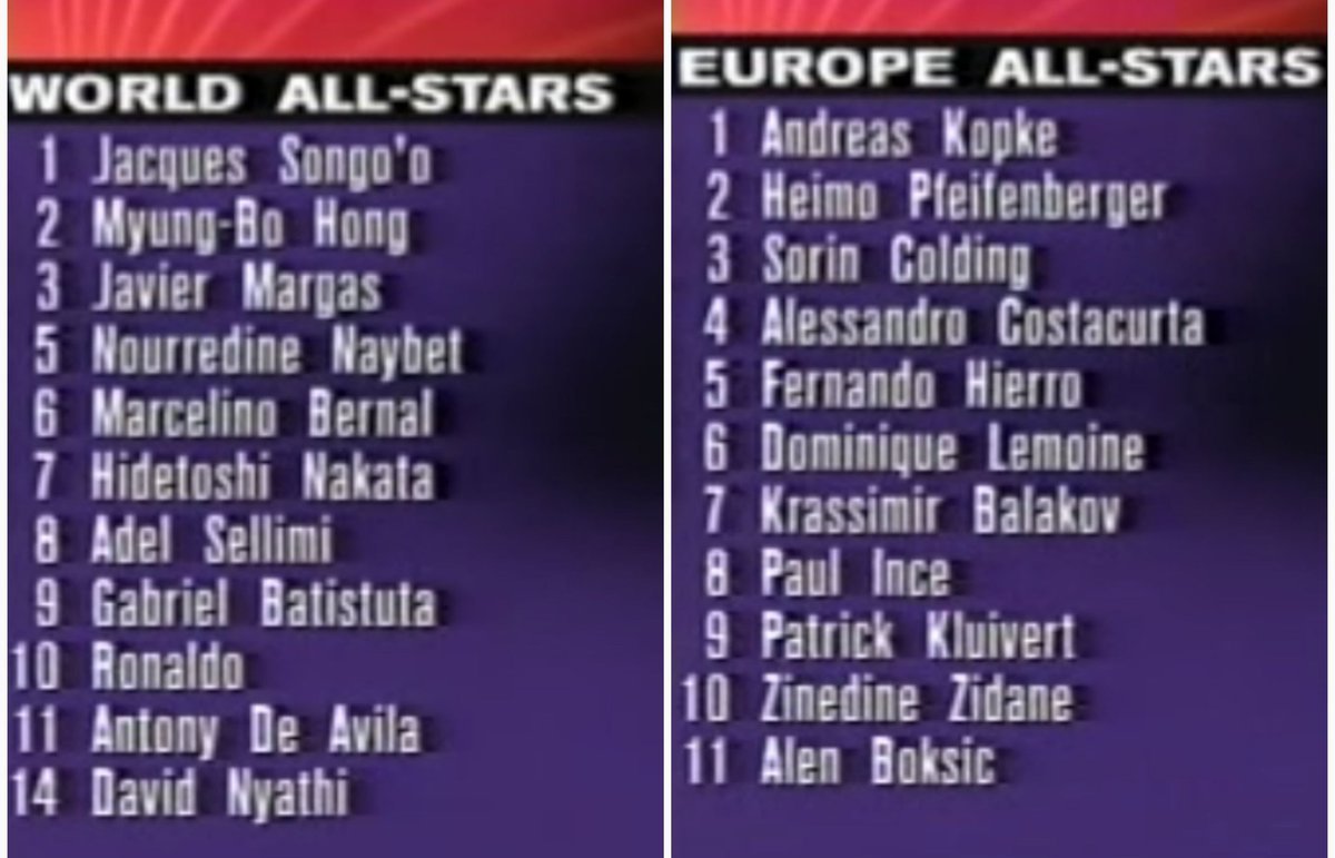 足球史上的全明星比赛,足球十大巨星的精彩瞬间