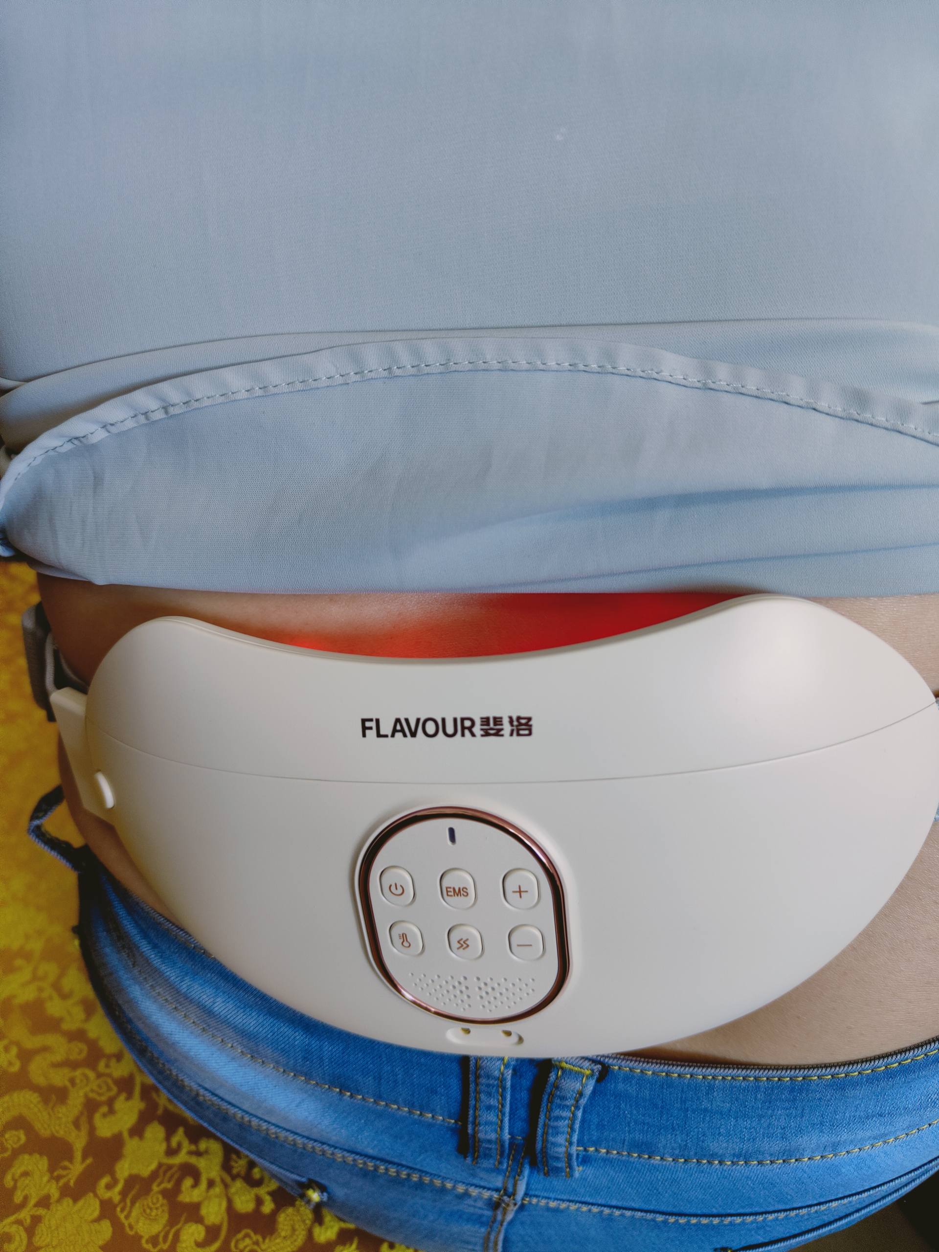 送给产假结束的老婆，按摩塑形+暖宫的斐洛腰部按摩仪