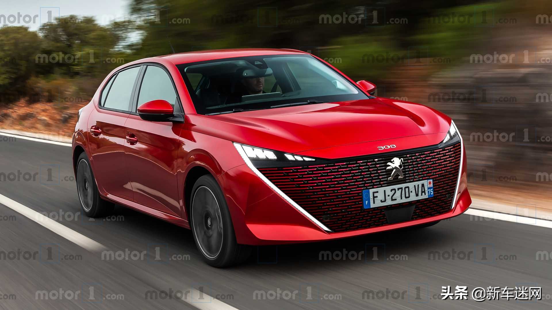 全新一代标致308官图亮相,全新一代标致308官图提前曝光