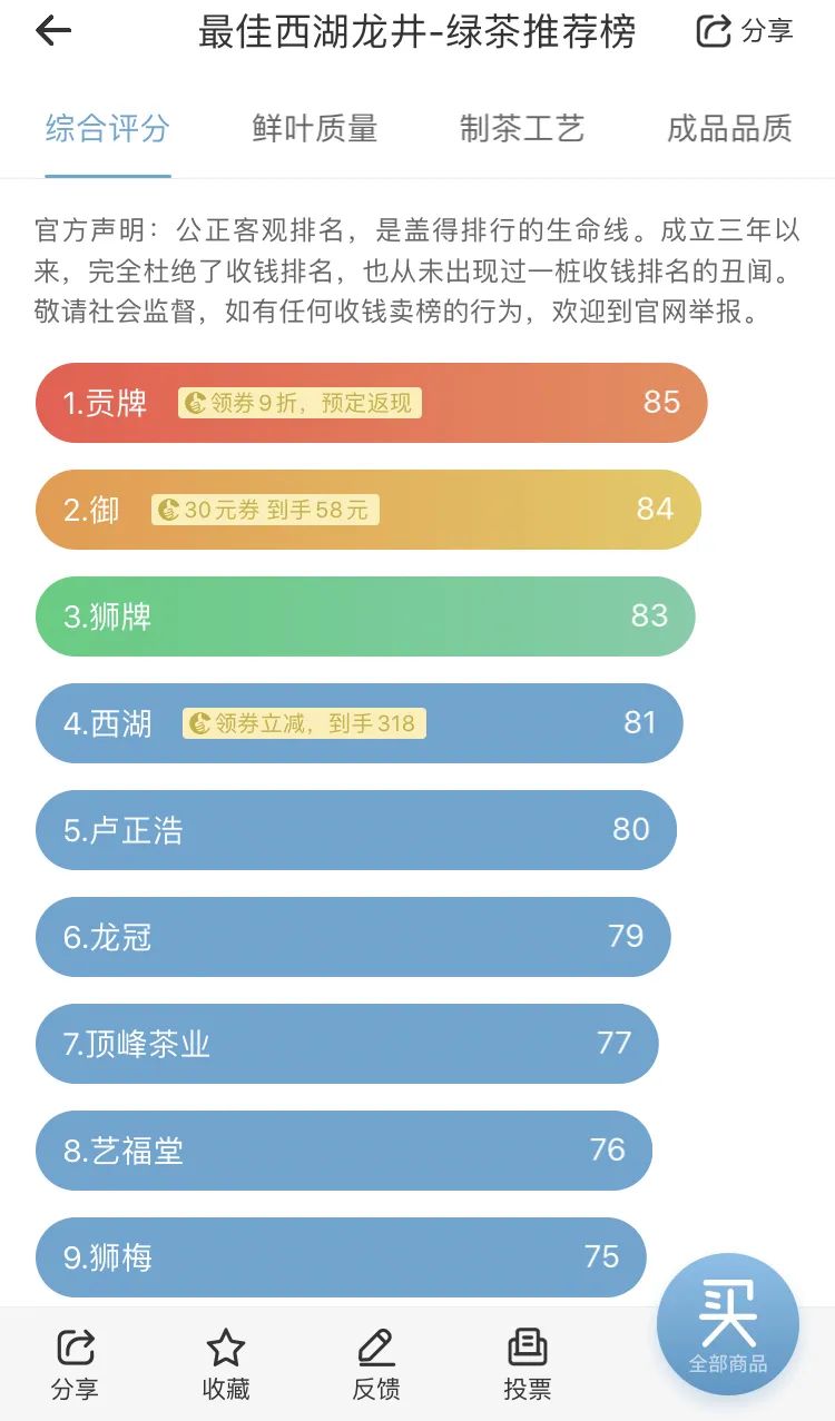西湖龙井五个品种,西湖龙井十大品牌