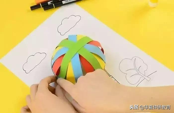 气球创意手工制作,创意手工气球印画