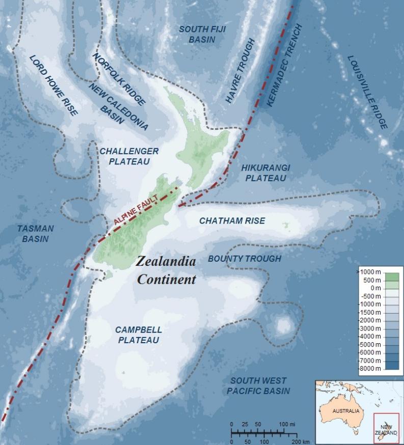 新西兰地震带的形成原因,地震俯冲带