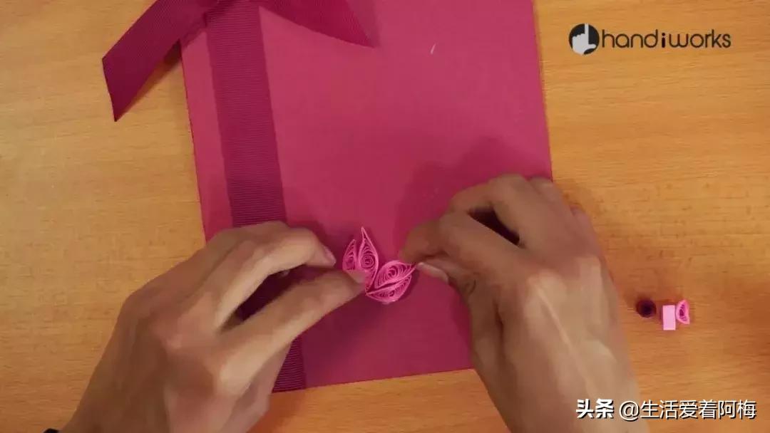 衍纸做教师节贺卡,用衍纸做教师节贺卡纯手工