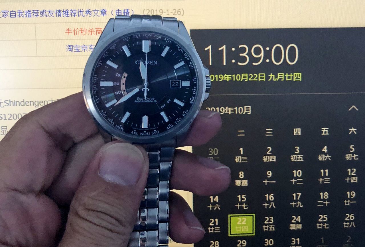 西铁城光动能手表秒表不归零,西铁城光动能电波手表秒针不夜光