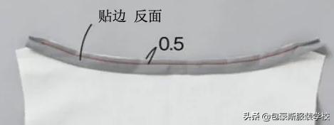 前后双面系带围裙效果附图纸,宝宝前后双面系带围裙