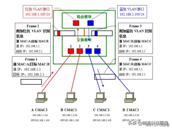 新手都能看明白的vlan原理解释,vlan划分入门基础知识