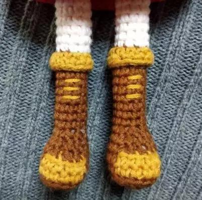 玩偶编织的入门教程超简单,超粗线编织玩偶教程