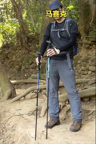 单支登山杖使用方法徒步技巧,户外登山初学者登山杖怎样选