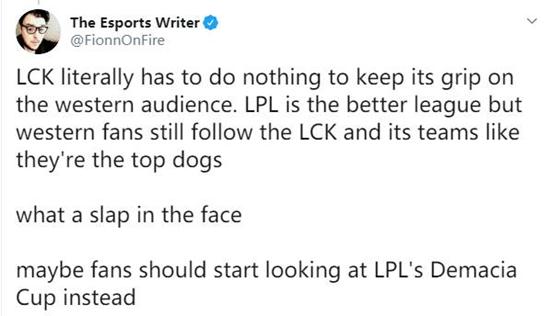 韩网热议德玛西亚杯决赛,韩国电竞打脸