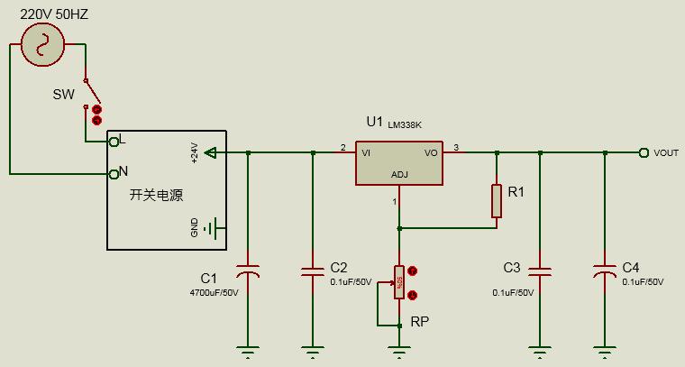 数字电位器控制电路设计,可调直流稳压电源电位器选择