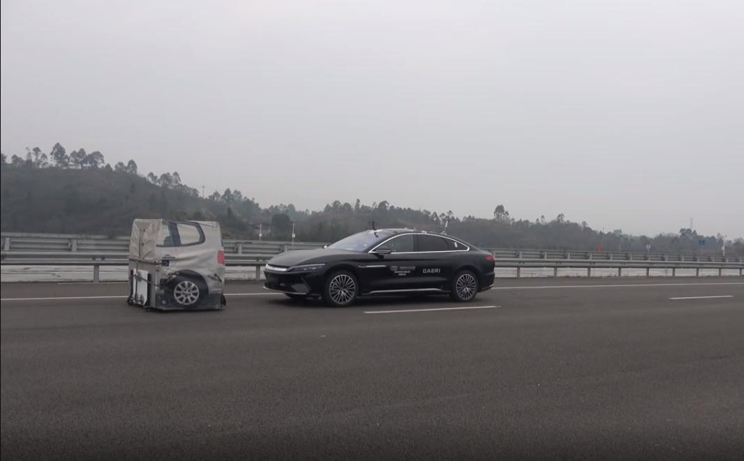 比亚迪汉EV碰撞测试详解,比亚迪汉ev耐撞吗