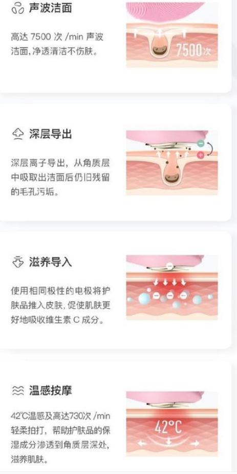 第一款美图洁面仪,美图超声波洁面仪