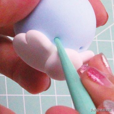 轻黏土可爱又简单的捏法,做一个简单可爱的小萌物用粘土捏