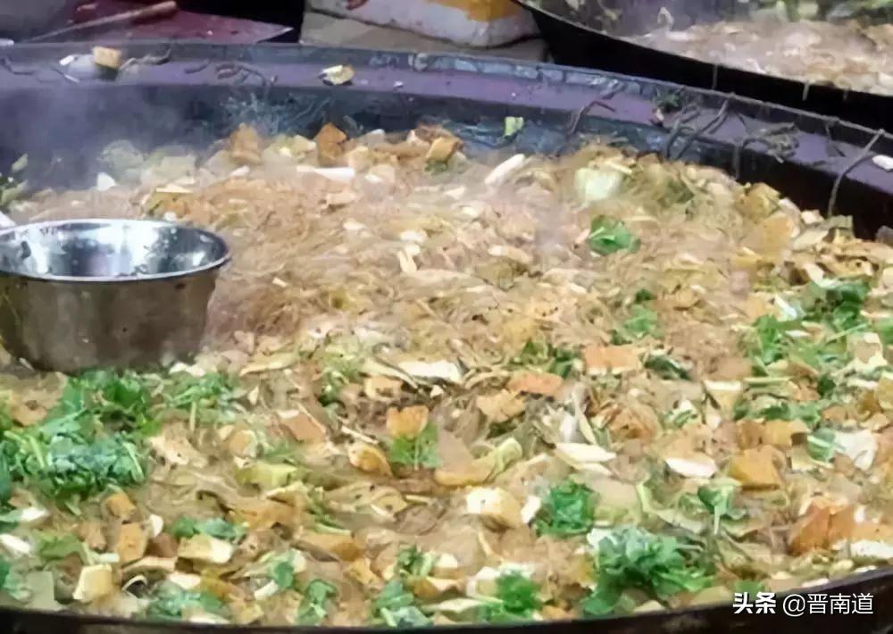 晋南印象土特产,万荣山葱豆腐炖粉条做法