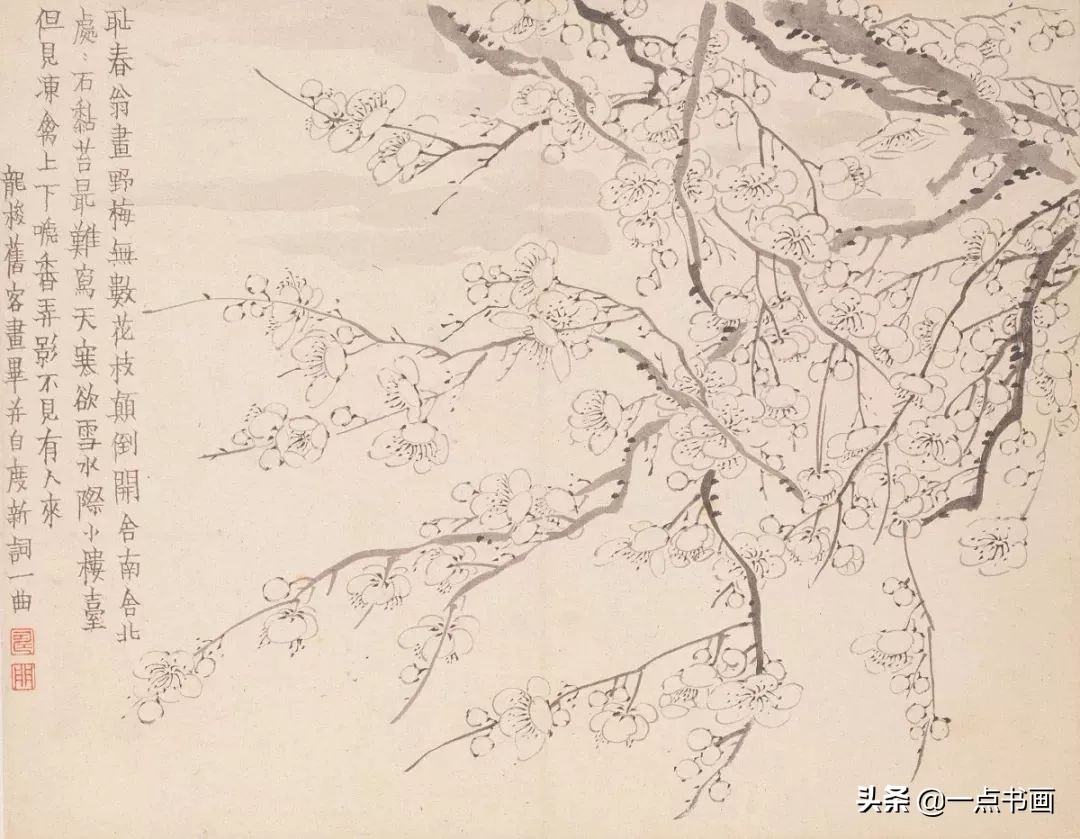 清代山水花鸟画家名单,清代画家朱耷的花鸟画画得很简练