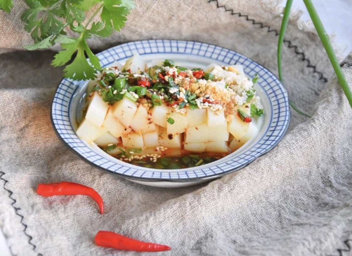 豌豆凉粉怎么拌着吃,豌豆凉粉怎么做又滑又好吃