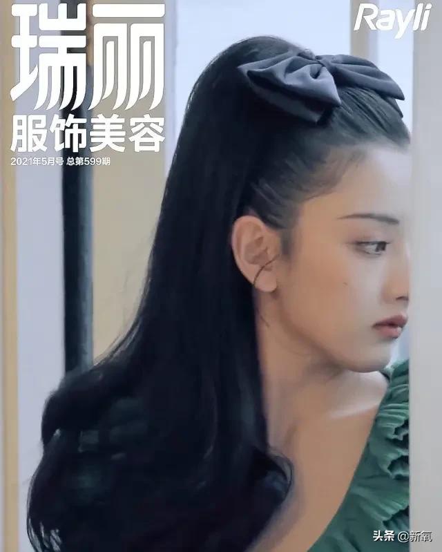 宋祖儿港风绝美照片,宋祖儿侧颜简直太美啦
