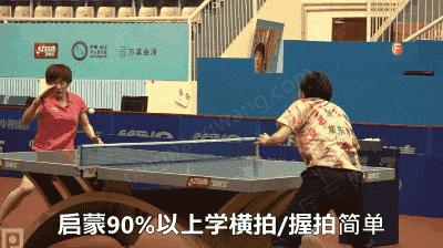 直拍横打握拍方法的详细介绍,直拍横拍的握拍方法