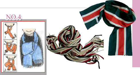 300种围巾系法带图解,20种围巾教程