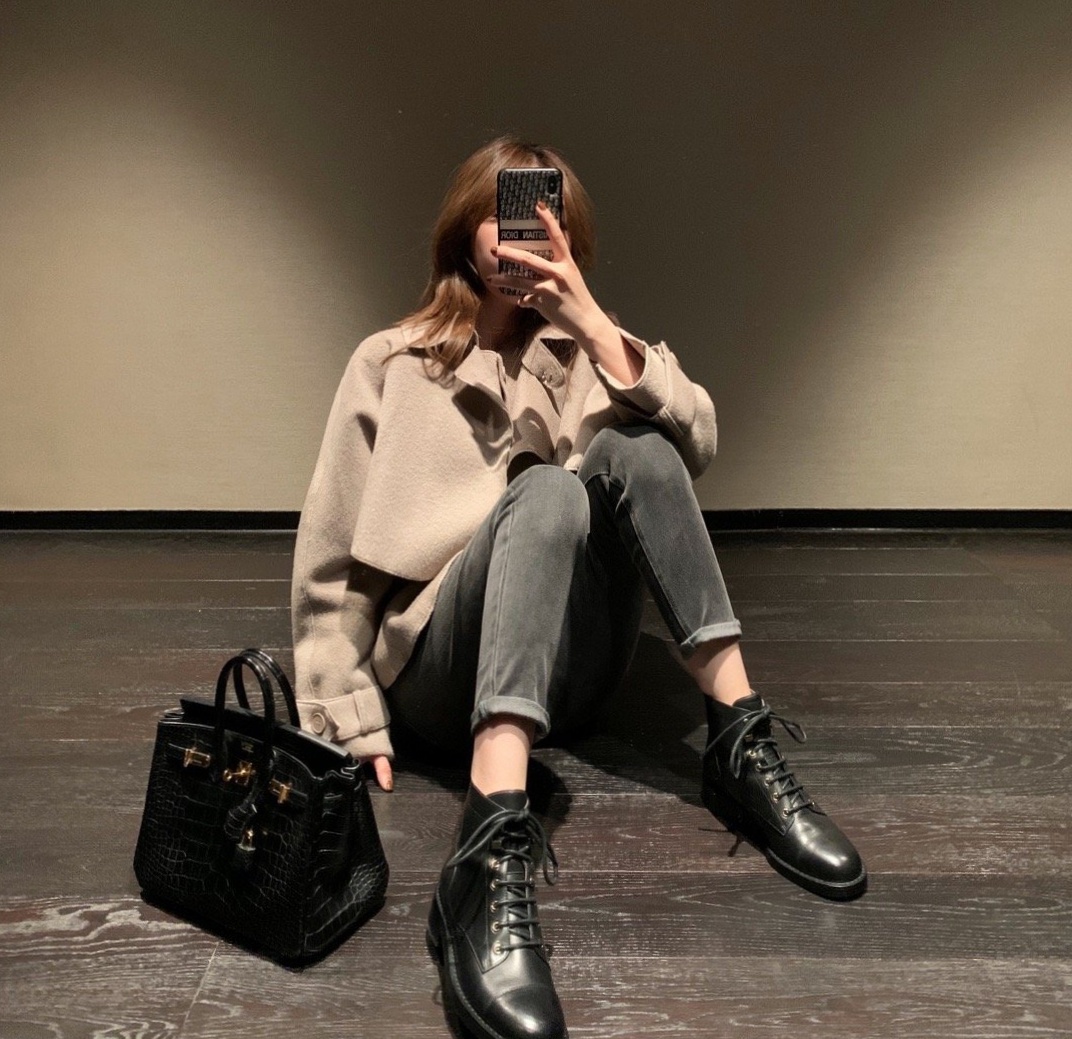 春天的九分裤搭配短靴如何才时髦,街头风帅气裤子