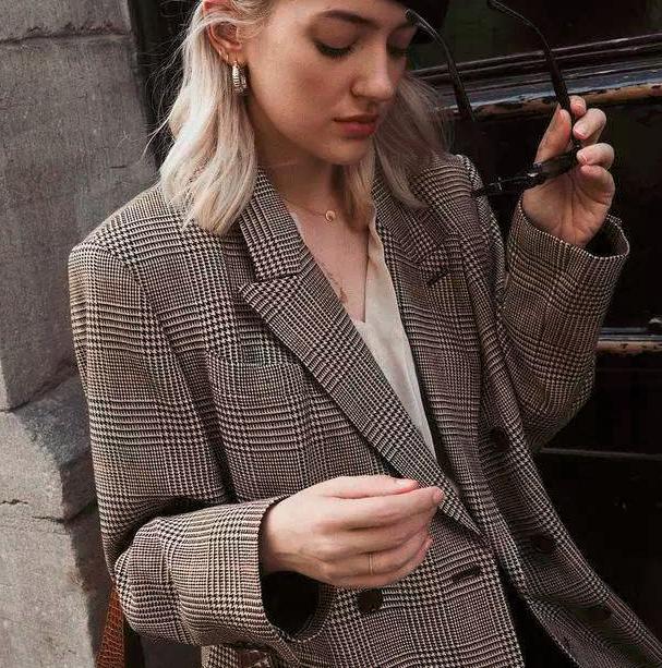 冬季西装外套女小个子,小个子怎么也可以穿xl的西装外套