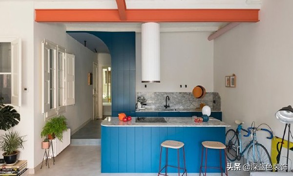 大师作！新装72㎡地中海公寓，餐桌直接移客厅找骂？业主：赞一个