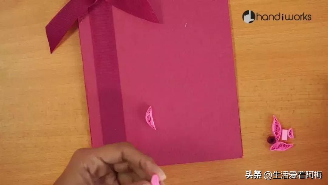 衍纸做教师节贺卡,用衍纸做教师节贺卡纯手工