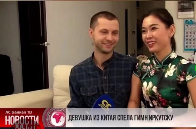 鞍山姑娘成俄罗斯城市“风光代言人”