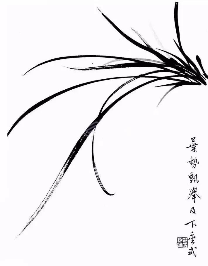 工笔兰花画法步骤详解,兰花的十种画法讲解