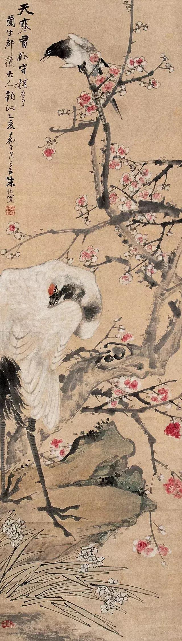 潘天寿100幅花鸟画欣赏,潘天寿花鸟画简史