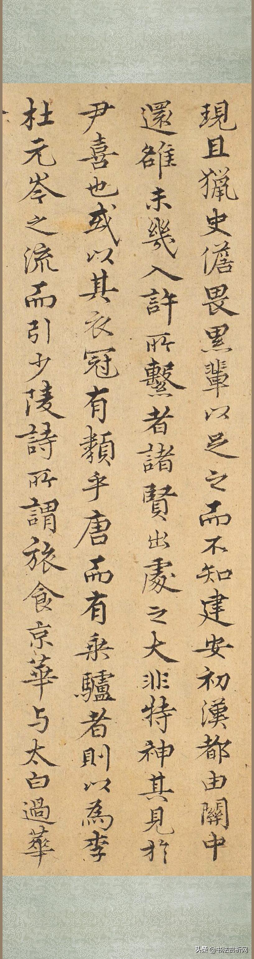 南宋李唐《七子度关图》卷内题跋单幅形式高像素放大赏析附原卷