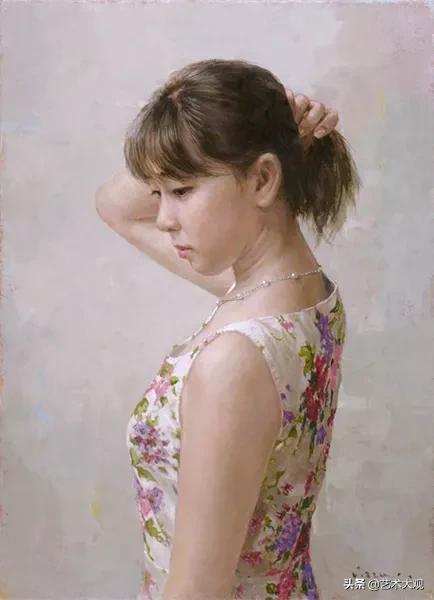 木原和敏人物油画,日本画家超写实人物油画欣赏