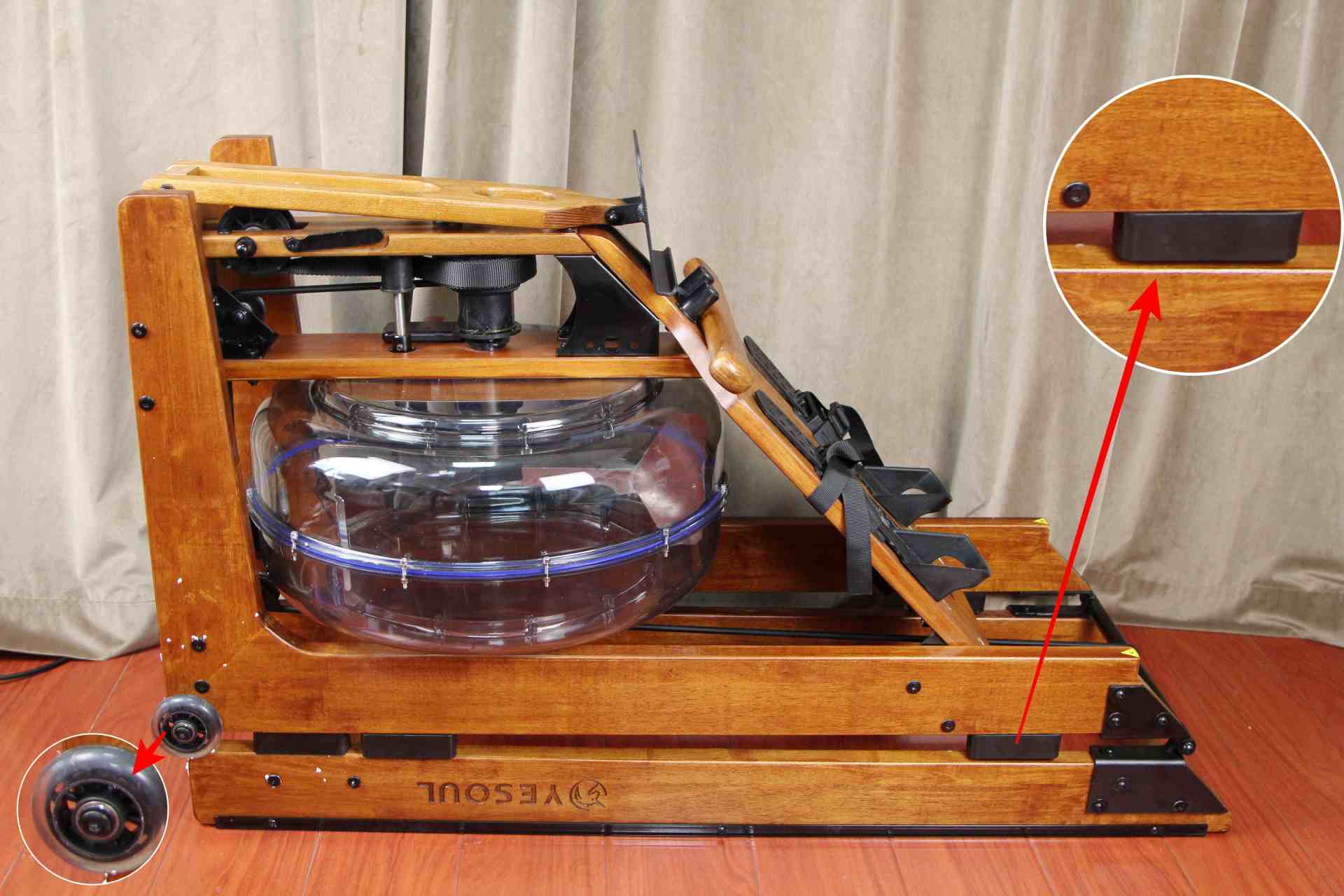 中国皮划艇队划船机,皮艇划船机正确姿势