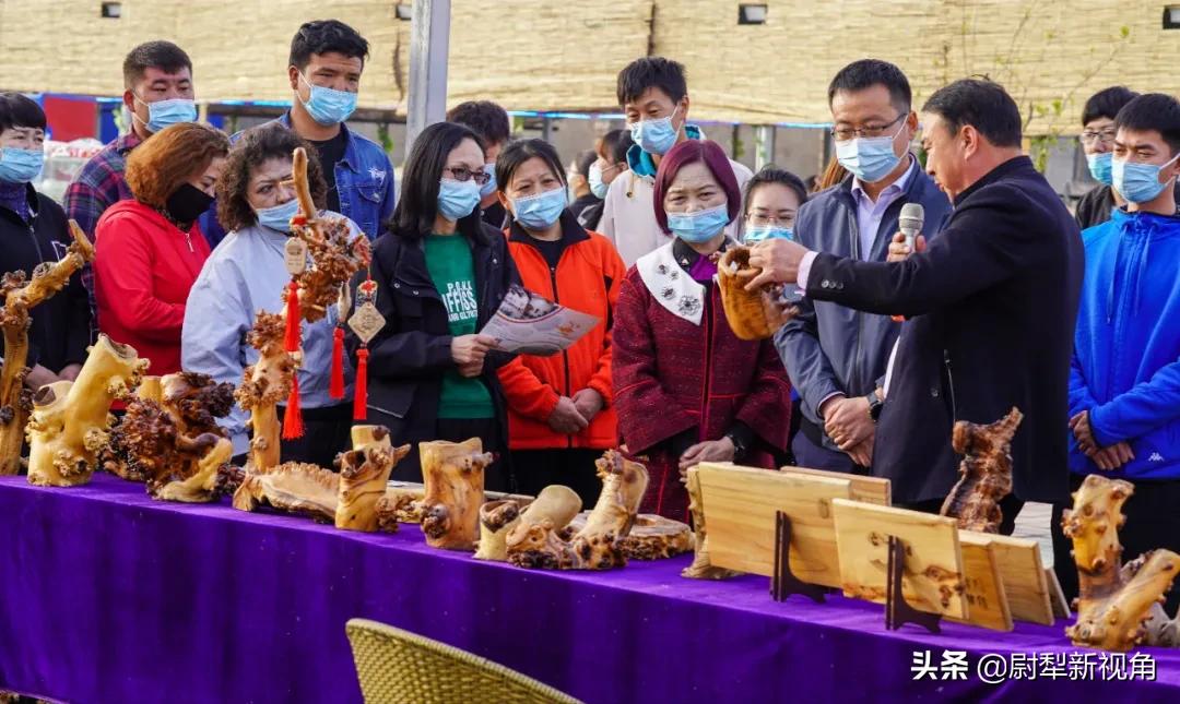 红色传承忆*党**史胡杨根雕迎华诞