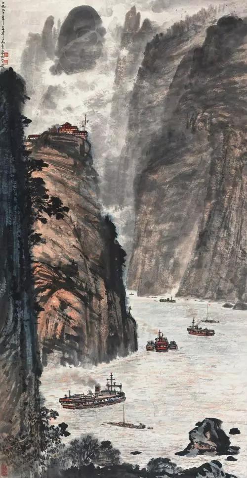 水墨画夜景欣赏,画夜景最好的中国画