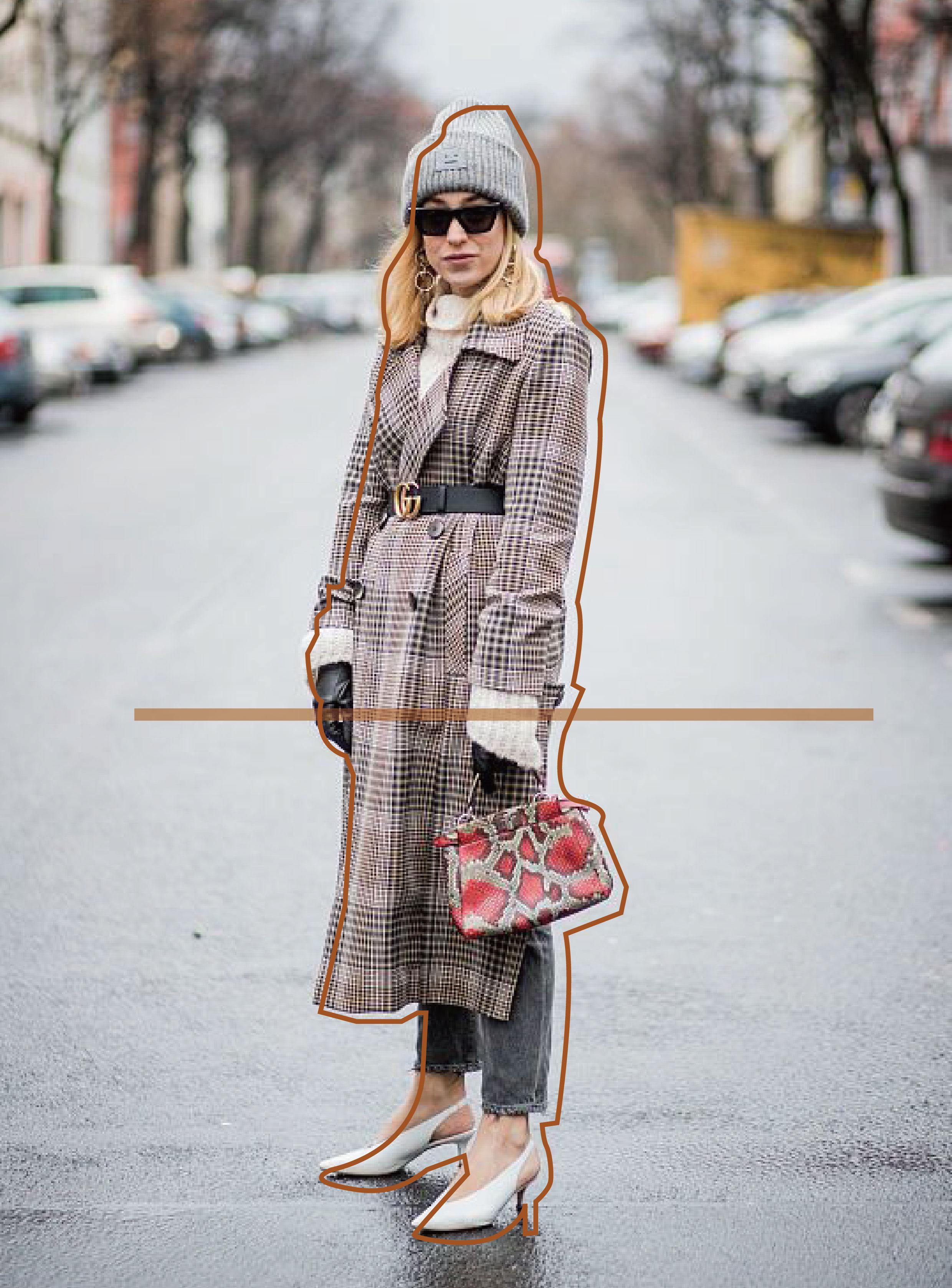 牛仔裤搭配中长款大衣,毛呢大衣牛仔裤怎么搭配好看