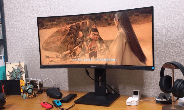 飞利浦345m2r34寸显示器评测,34寸144hz显示器推荐4k飞利浦