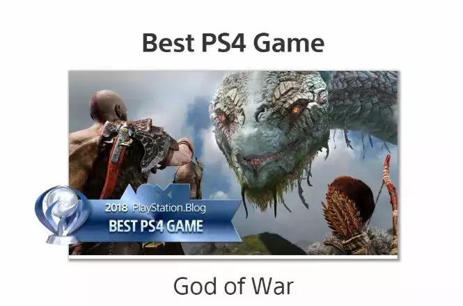 playstation奖,2018年度最佳游戏战神4
