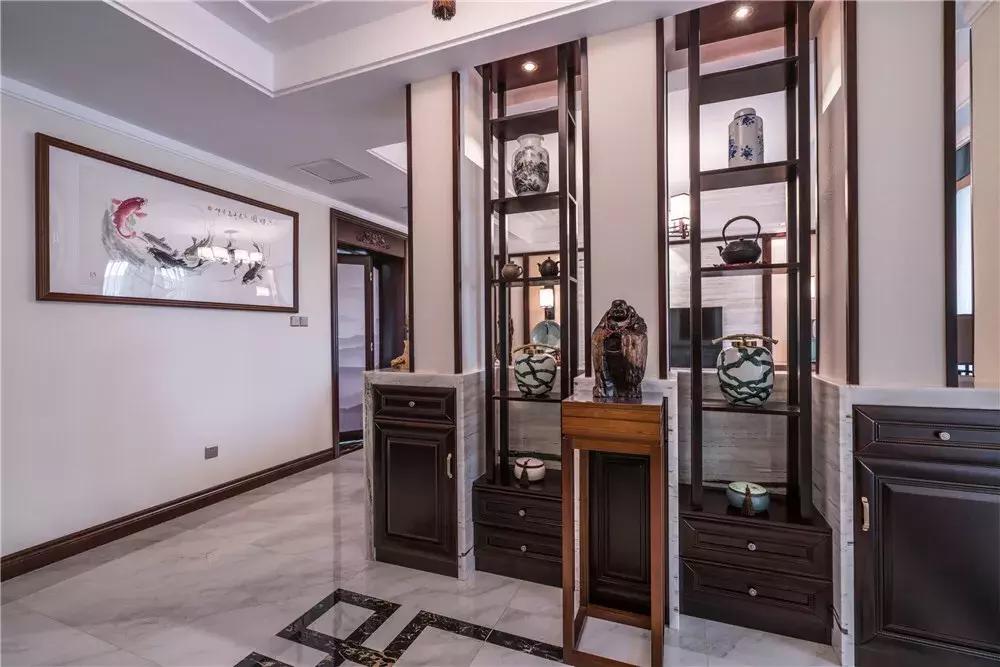 140平新中式极简轻奢风预算,140平客厅新中式装修效果图