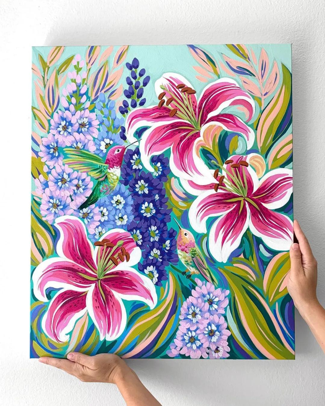 美术创意画幼儿丙烯平涂画,丙烯平涂的正确方法图解