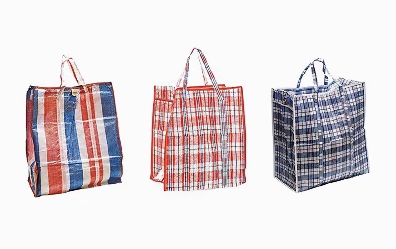 香港红白蓝条纹袋,香港红白条纹袋