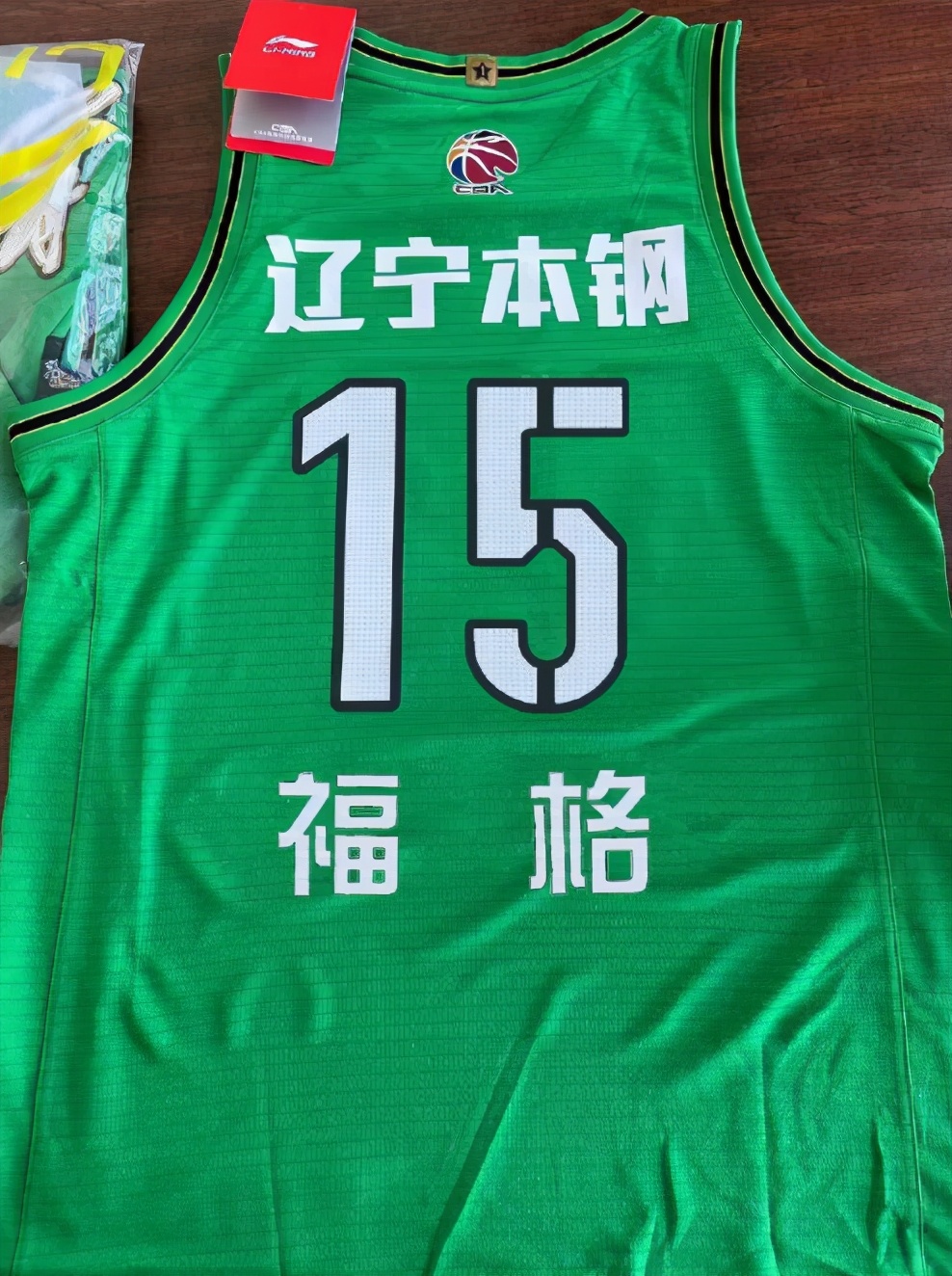 弗格签约辽篮身披15号球衣,辽篮外援福格最新状况